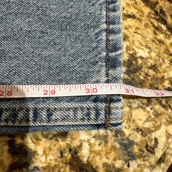 H & M 90’s Baggy High Waist Light Wash Jeans New with Tags Size 6 - Picture 4 of 10